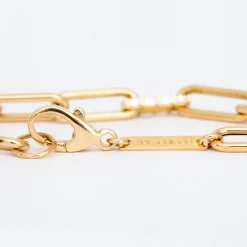 Baguette Diamond Paperclip Chain Bracelet
