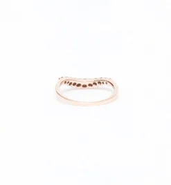 Champagne Diamond Tiara Curve Band