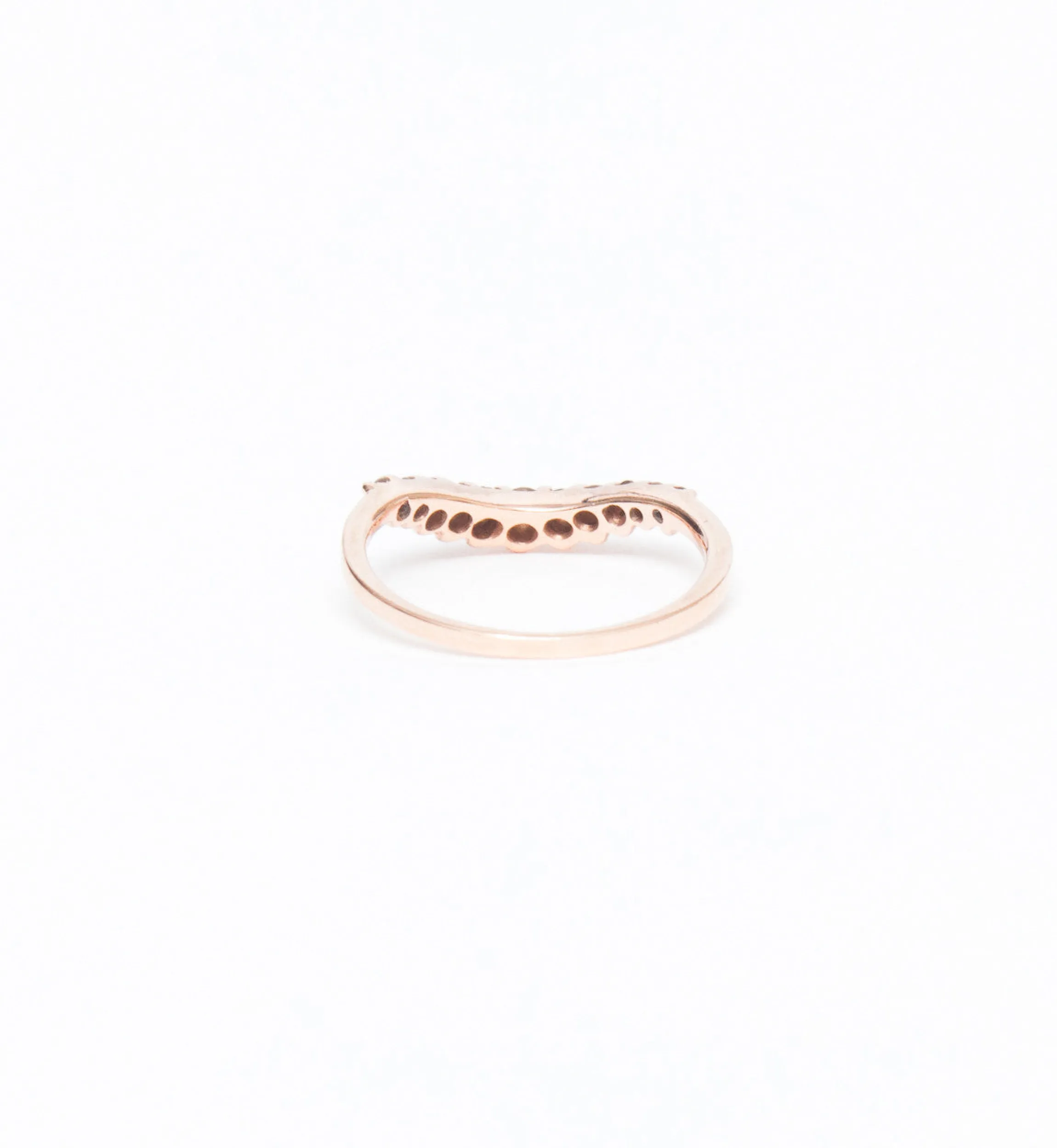 Champagne Diamond Tiara Curve Band