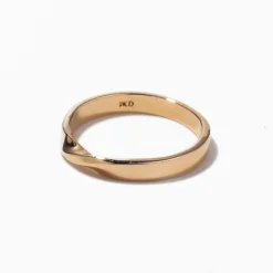 Gold Mini Twisted Band