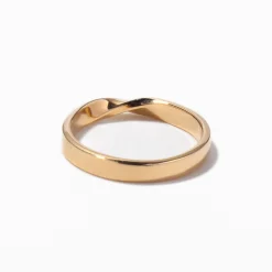 Gold Mini Twisted Band