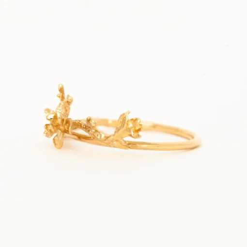 Magnolia on Sleeping Petal Garden Ring