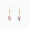Mosaic Single Stone Hoops