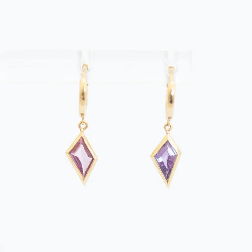 Mosaic Single Stone Hoops