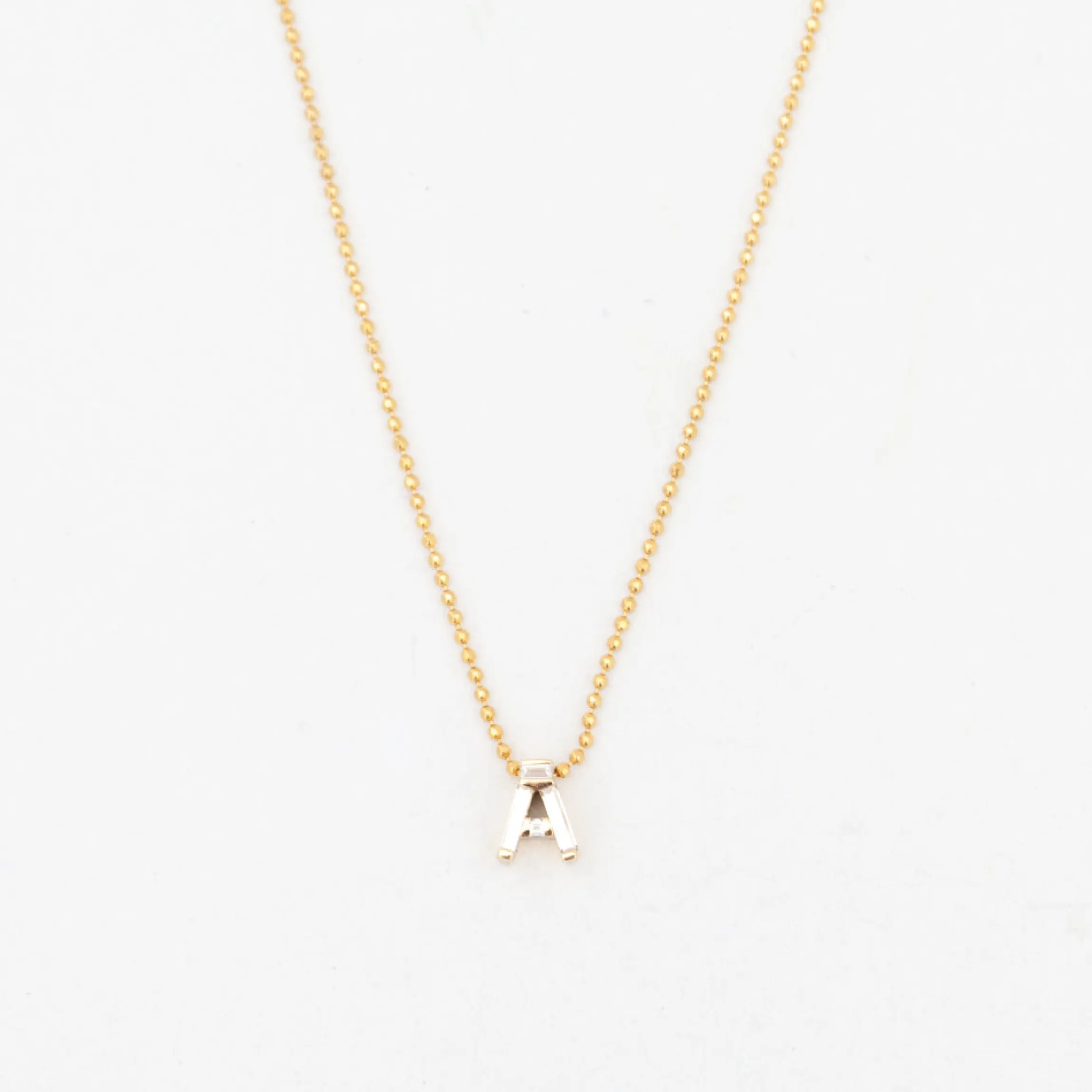 Personalized Initial Diamond Necklace