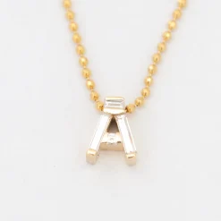 Personalized Initial Diamond Necklace