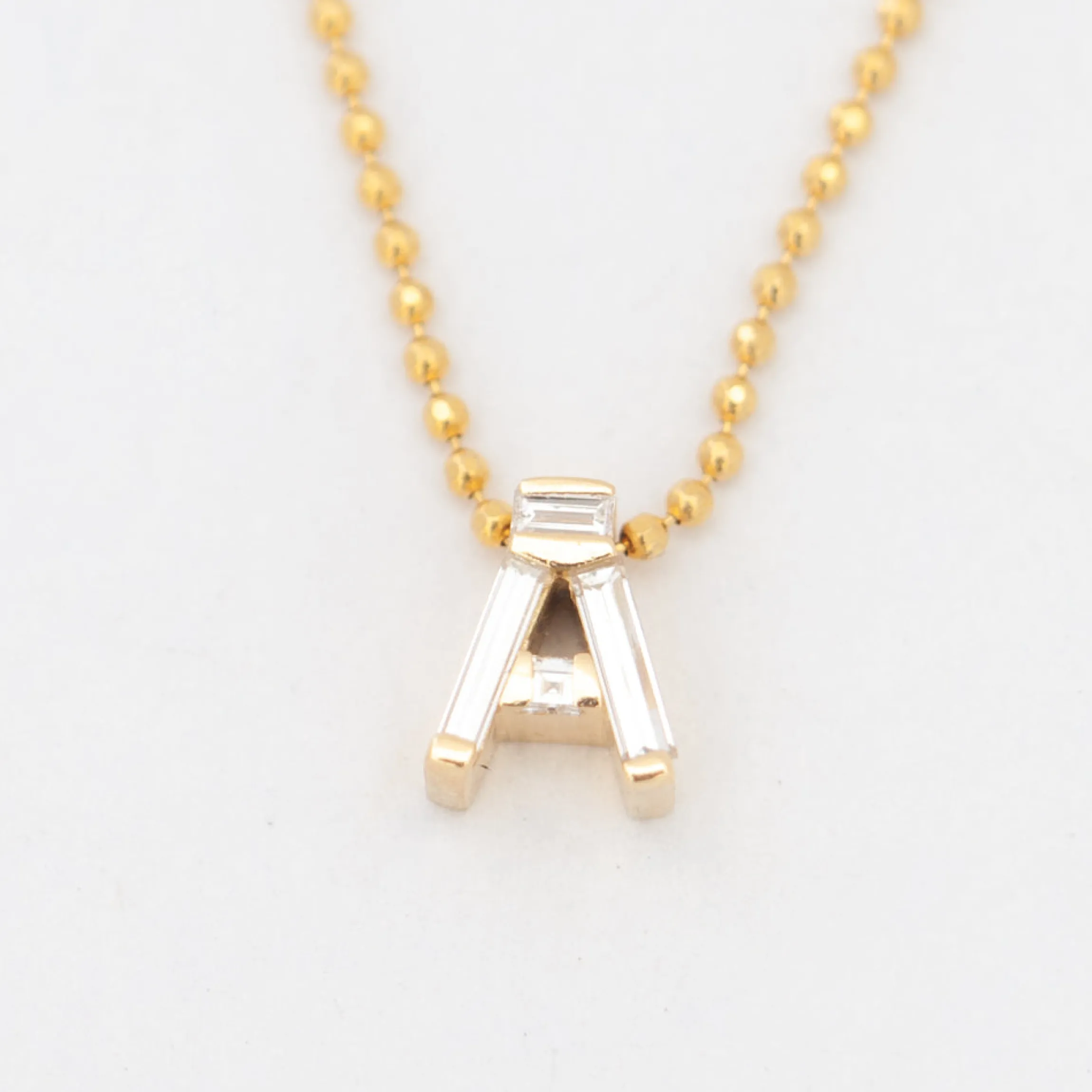 Personalized Initial Diamond Necklace
