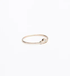 Small Graduated Bezel Ring