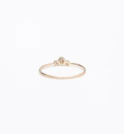 Small Graduated Bezel Ring