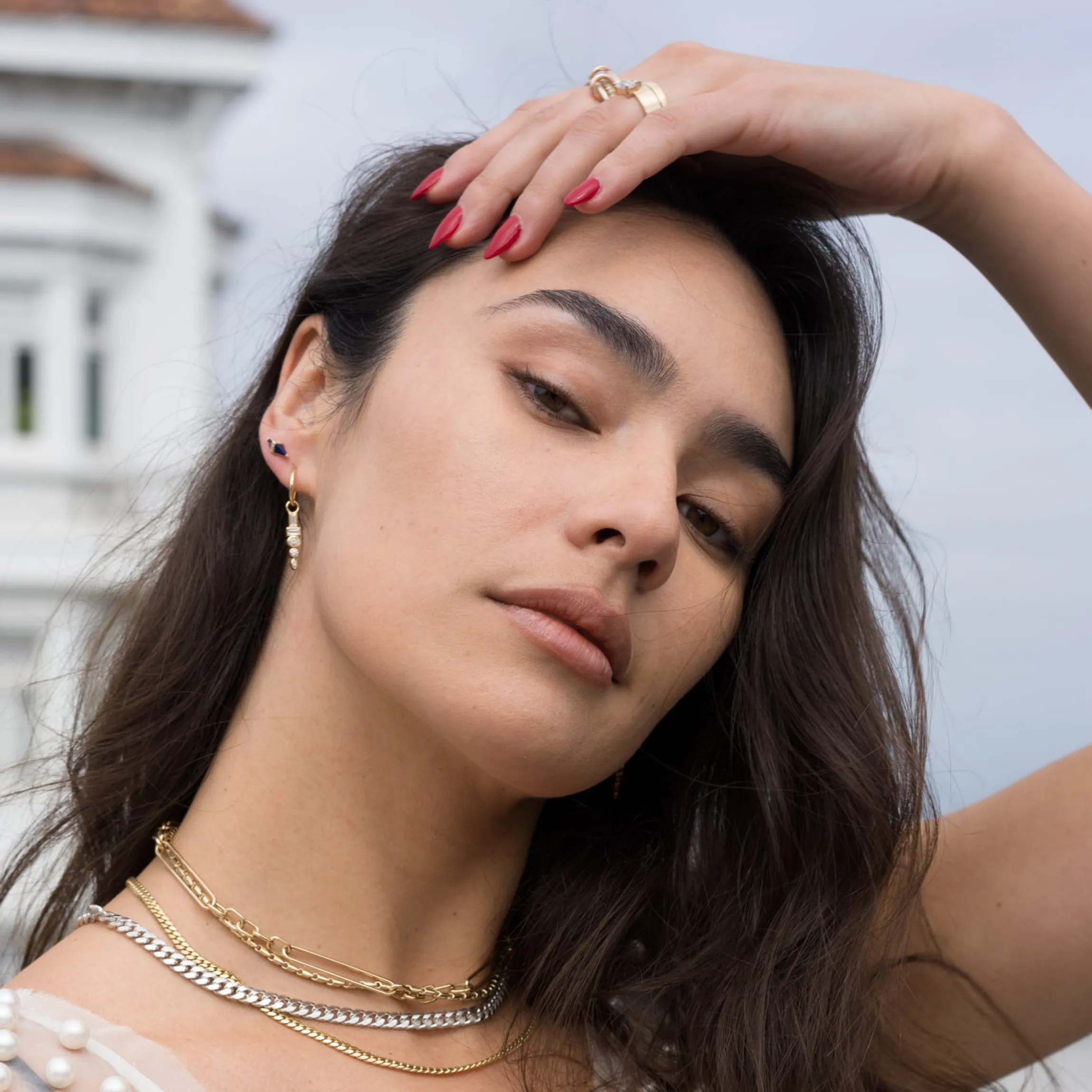 White Diamond Totem Huggies