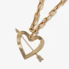 XL Pavé Heart & Arrow Hinged Charm