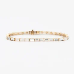 6.20 ct Baguette Lab-Grown Diamond Tennis Bracelet