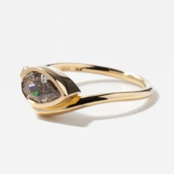 1.02 ct Champagne Pear Diamond Masumi Ring