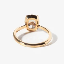 1.50 ct Elongated Cushion Diamond Tableau Solitaire