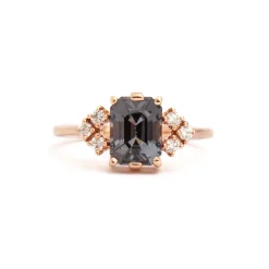 1.70 ct Grey Spinel Bea Arrow Ring