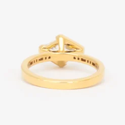 0.83 ct Lozenge Diamond Portico Ring