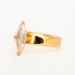 1.13 ct Marquise Diamond Temple Ring