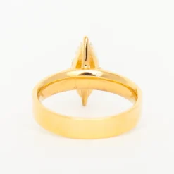 1.13 ct Marquise Diamond Temple Ring