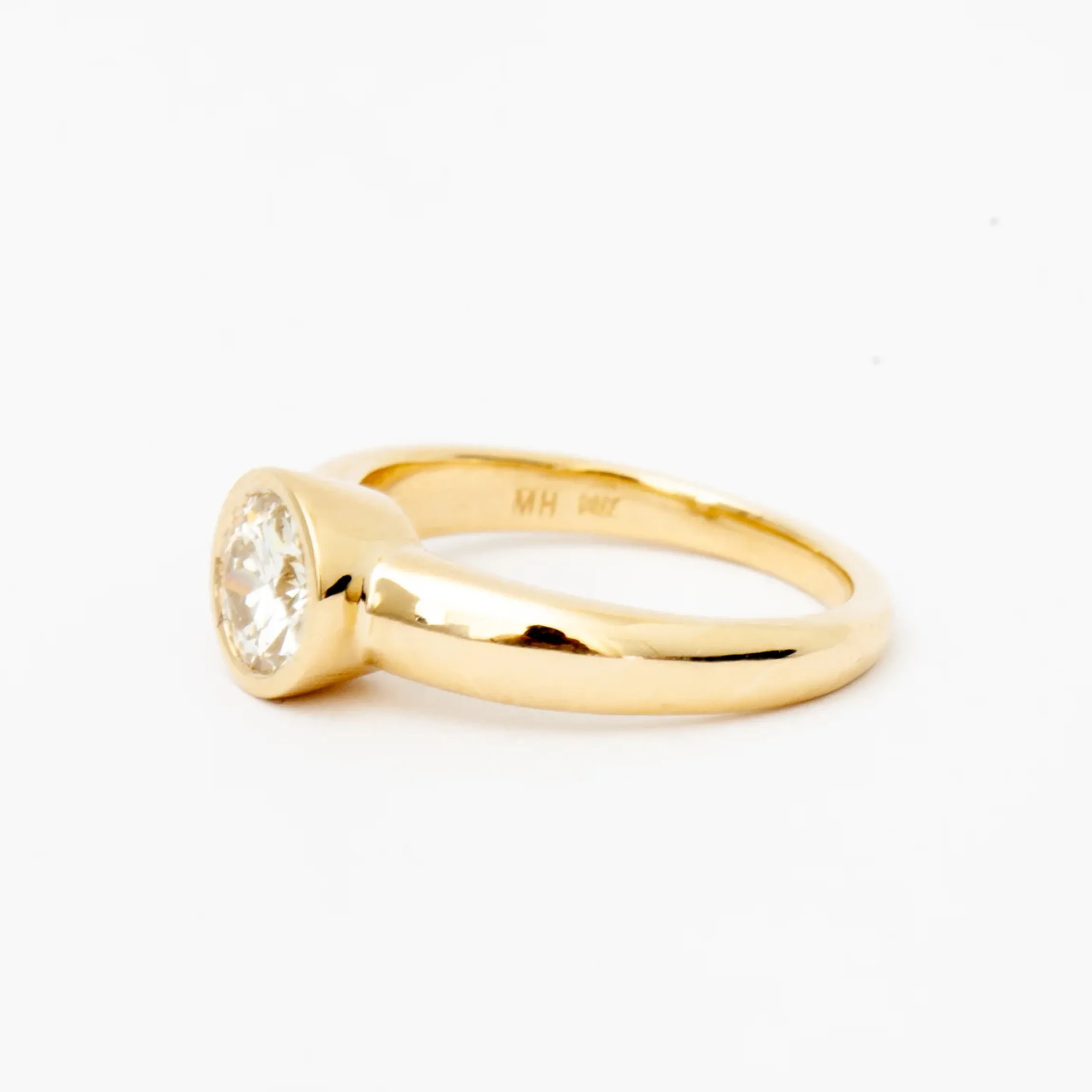 0.90 ct Old European Diamond Takara Ring