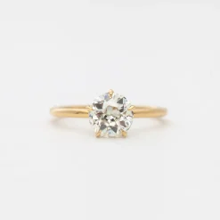 1.42 ct Old European Vault Five-Prong Solitaire