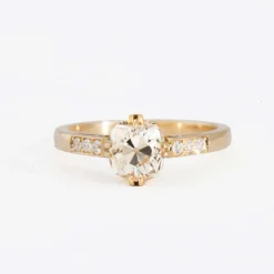 1.31 ct Old Mine Bauer Solitaire Ring