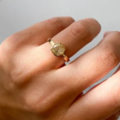 1.02 ct Old Mine Wyler Ring