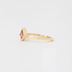 0.60 ct Pink Sapphire Mosaic Stack Ring