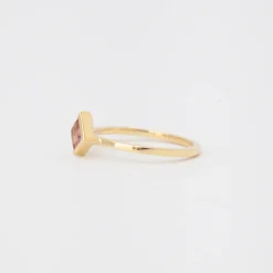 0.50 ct Pink Sapphire Mosaic Stack Ring