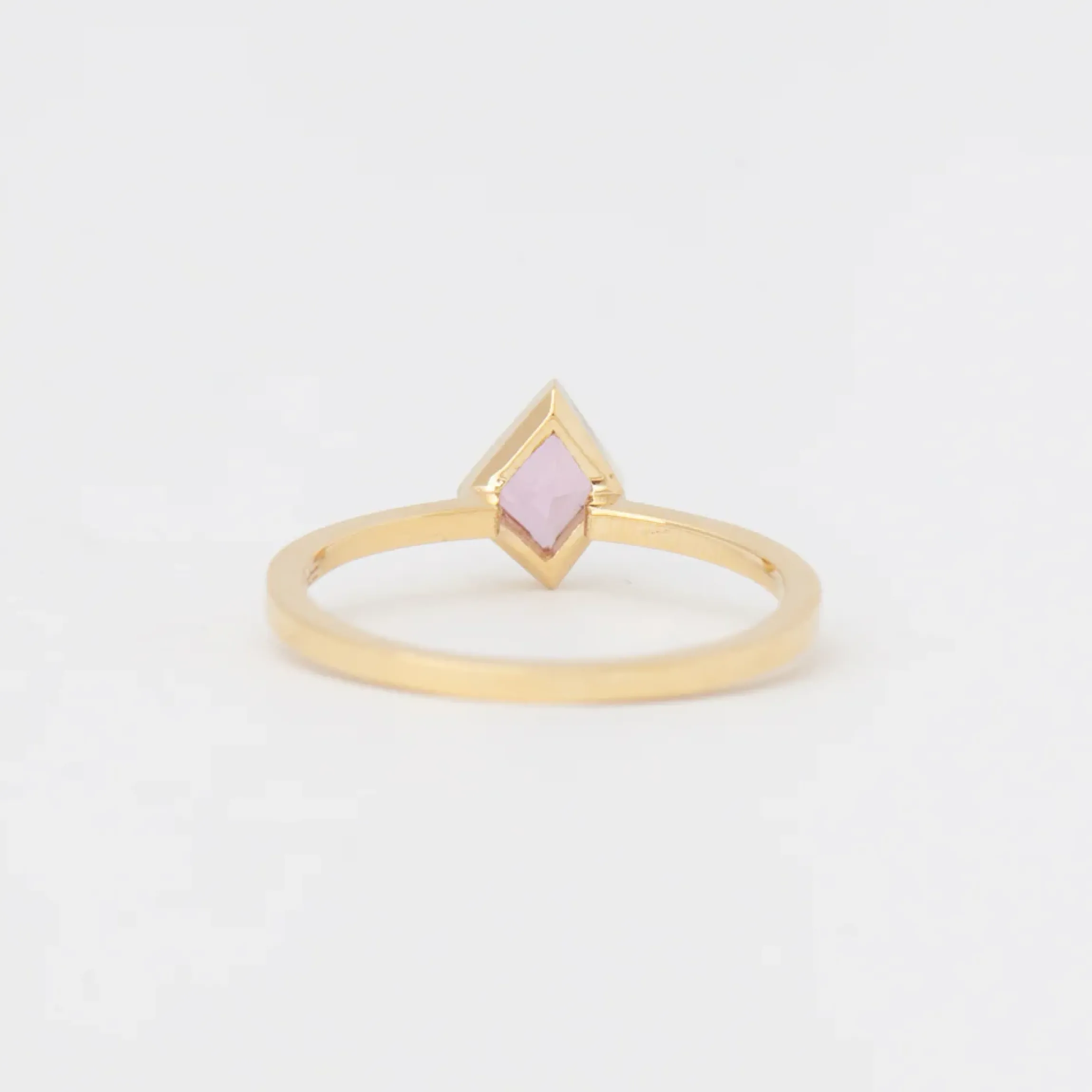 0.50 ct Pink Sapphire Mosaic Stack Ring