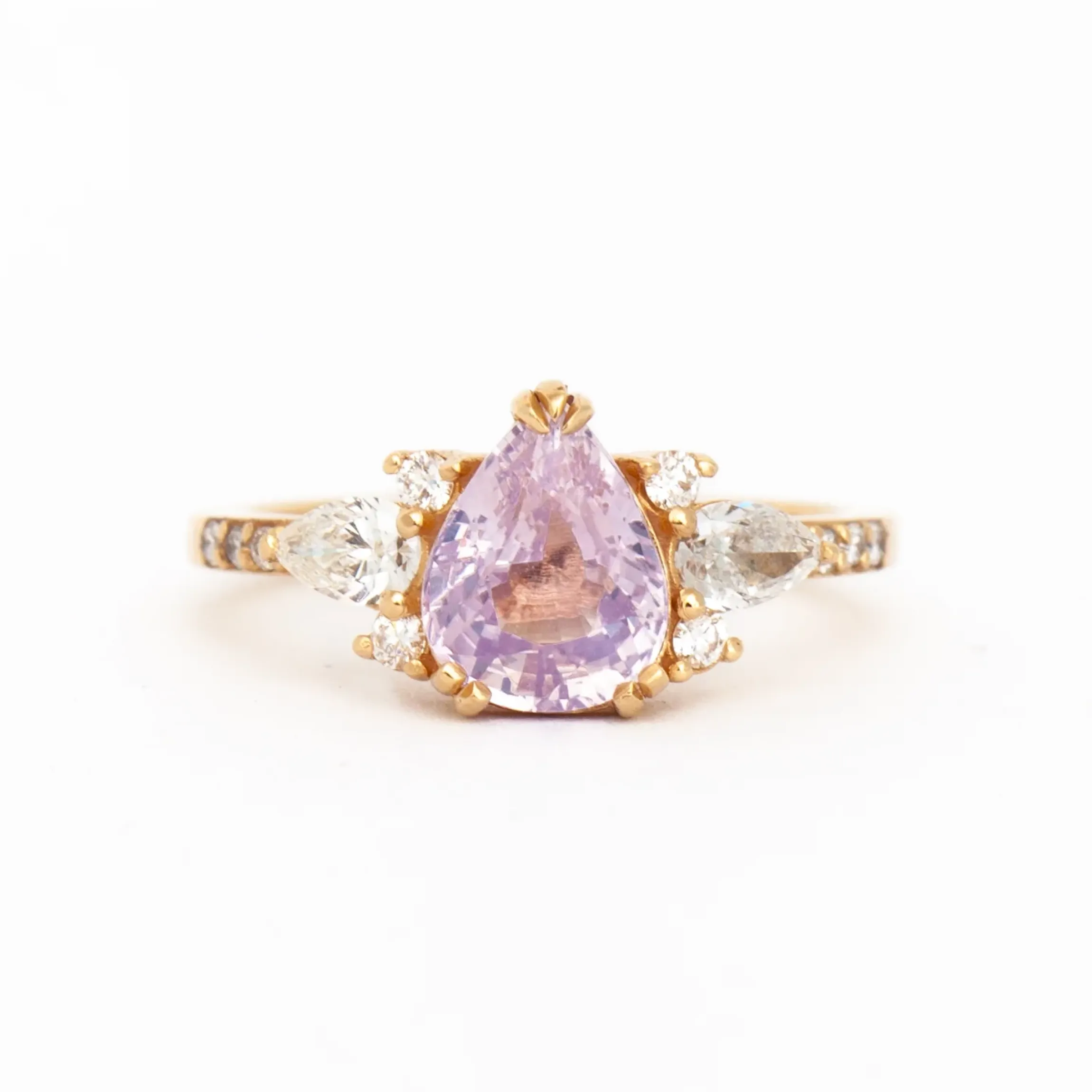 2.07 ct Pink Sapphire Rosalind Ring