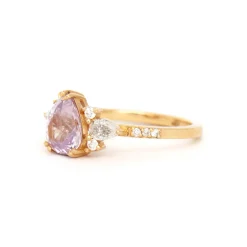 2.07 ct Pink Sapphire Rosalind Ring