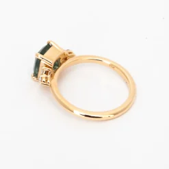 2.46 ct Seafoam Sapphire Desi Ring