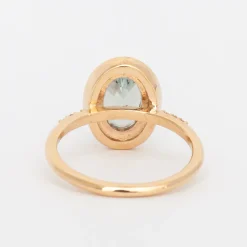 2.21 ct Silver-Grey Sapphire Athena Ring