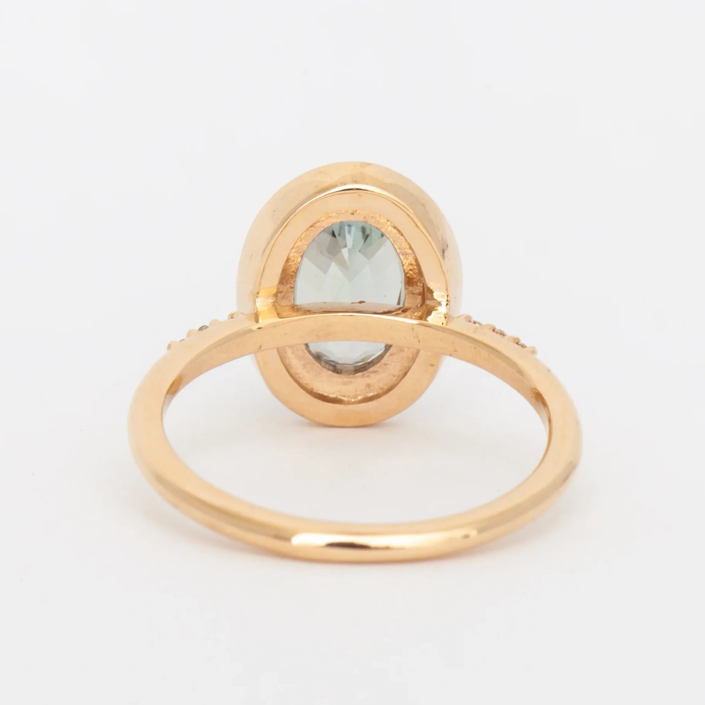 2.21 ct Silver-Grey Sapphire Athena Ring