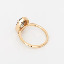 2.21 ct Silver-Grey Sapphire Athena Ring