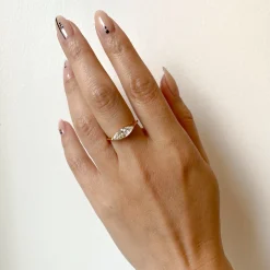 0.78 ct Stream Marquise Diamond Ring