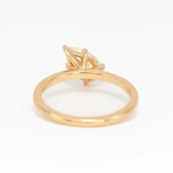 1.00 ct Tilted Pear Vault Five-Prong Solitaire