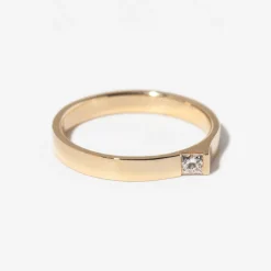 2.5 mm Braga Ring with Diamond