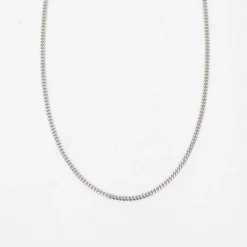 2 mm White Gold Curb Chain