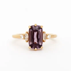 2.12 Purple-Pink Spinel Desi Ring