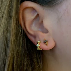 All Gold Pietra Studs