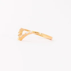 Argent Baguette Diamond Wedding Ring