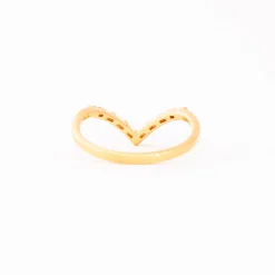 Argent Baguette Diamond Wedding Ring