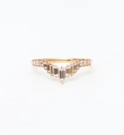 Art Deco Tiara Wedding Ring