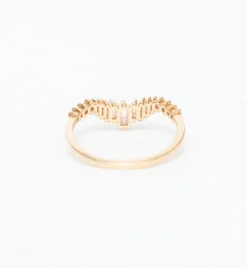 Art Deco Tiara Wedding Ring