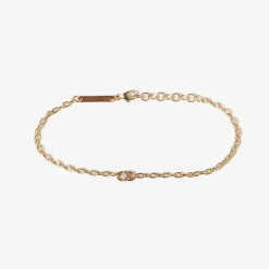 Baguette Diamond Open Link Square Oval Chain Bracelet
