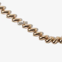 Baguette Diamond San Marco Chain Bracelet