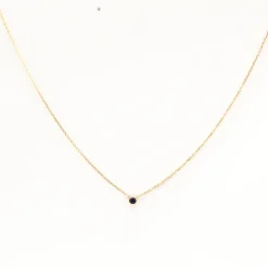 Barely-There Blue Sapphire Necklace