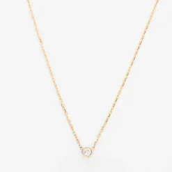 Barely-There Diamond Gold Necklace