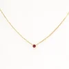 Barely-There Ruby Necklace